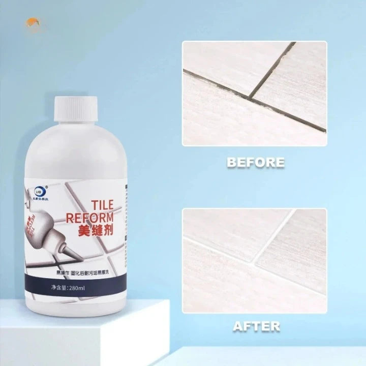 280ml Ceramic Tile Filler Waterproof Mildew Repair Agent — Home Tile Seam Grout Beauty & Cleaning Agent (Ceramic Wall & Floor)