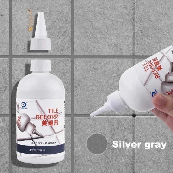 280ml Ceramic Tile Filler Waterproof Mildew Repair Agent — Home Tile Seam Grout Beauty & Cleaning Agent (Ceramic Wall & Floor)