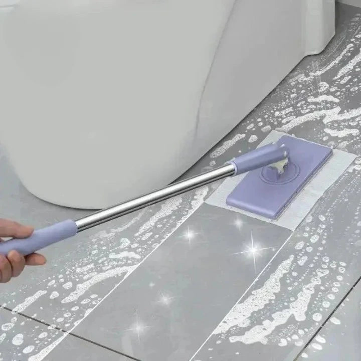 Automatic Face Towel Mini Mop – Portable Self-Squeeze Cleaning Mop with Replaceable Cloth