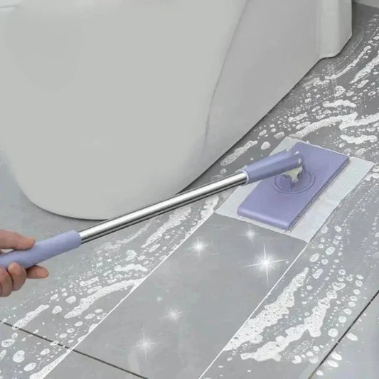 Automatic Face Towel Mini Mop – Portable Self-Squeeze Cleaning Mop with Replaceable Cloth