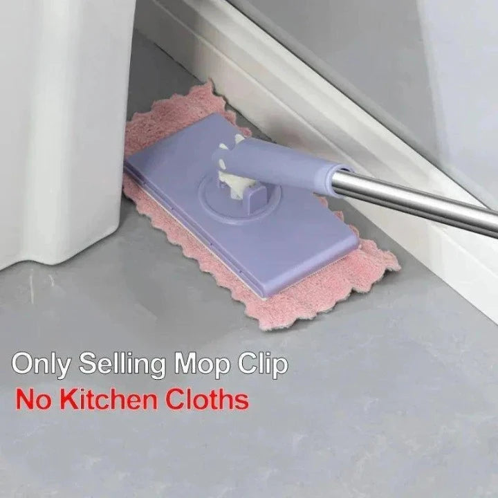 Automatic Face Towel Mini Mop – Portable Self-Squeeze Cleaning Mop with Replaceable Cloth