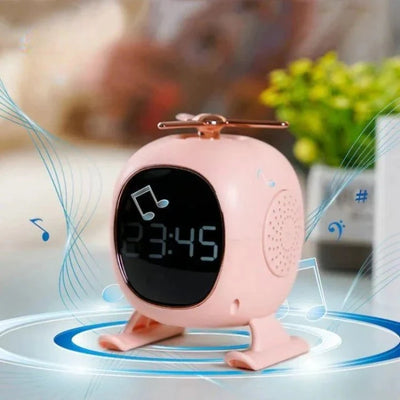 F23 Aromatherapy Bluetooth Alarm Clock Stand Subwoofer Speaker