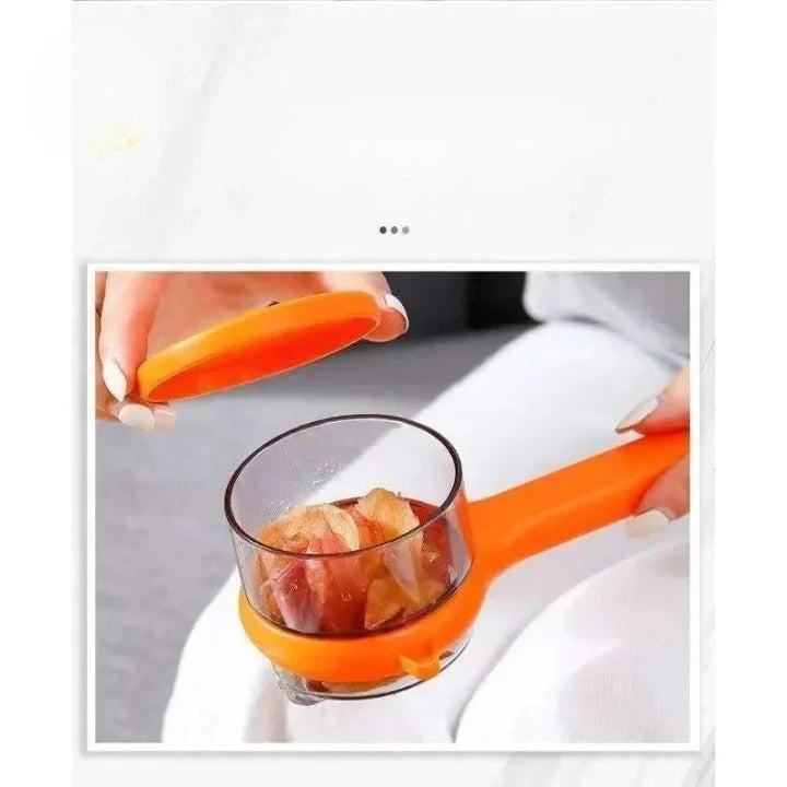 Multi-Function Potato Peeling Knife with Storage Bucket Vegetable & Fruit Peeler