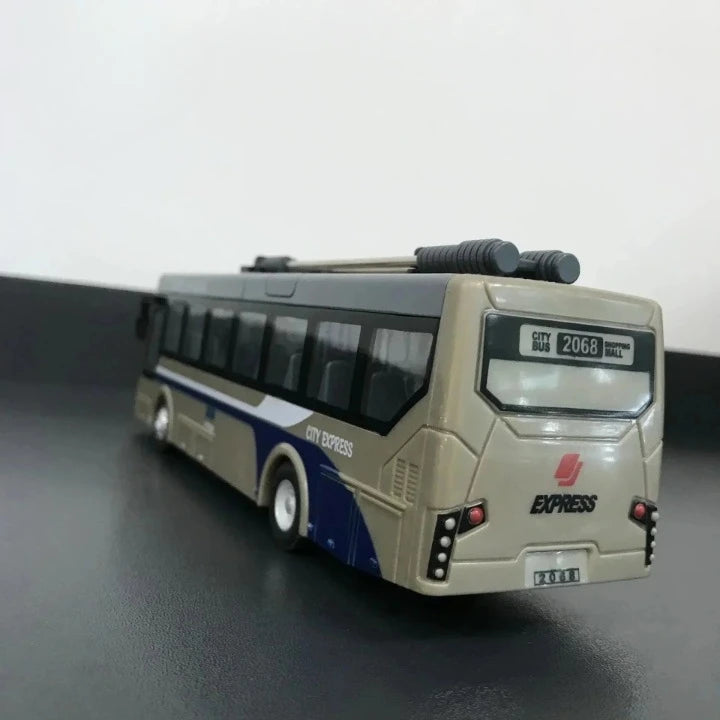 New Children Toy Car Charging Remote Control Car Wireless Remote Control Bus Tourist Sightseeing Bus Boy Toy Gift